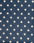 Fabric 1224 Navy polka dot